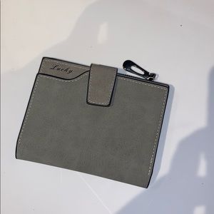 Gray wallet